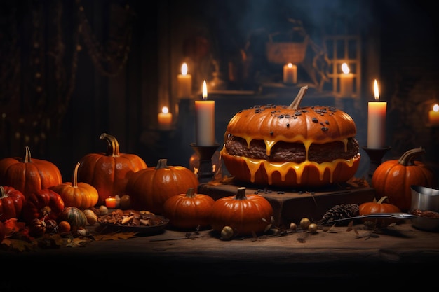 monsterlijke hap halloween's vlezige burgerverrukking