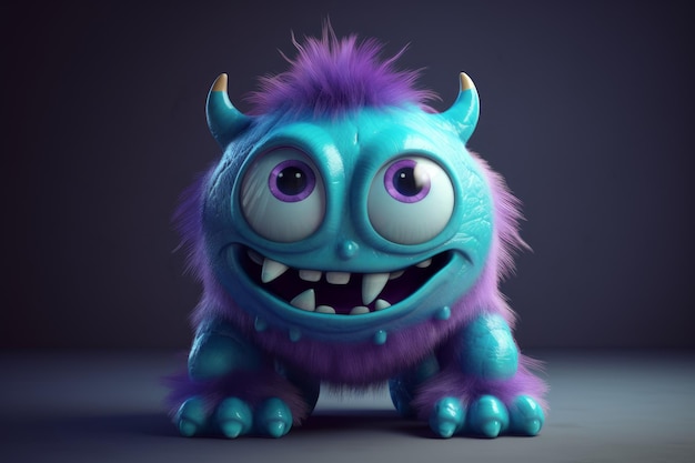 Monsters cute Generate Ai