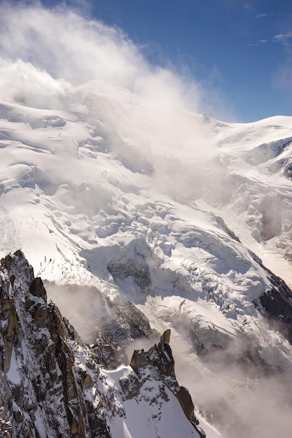 Mont Blanc-massief in de Franse Alpen