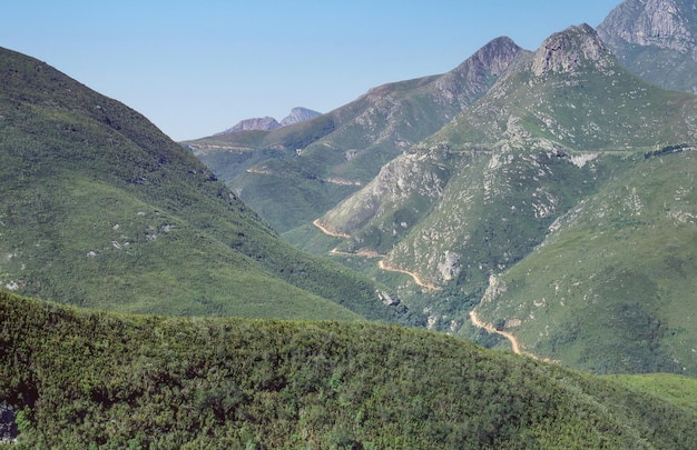 Photo montagu pass is situated in the western cape province of south africa on the unsigned road between herold and george