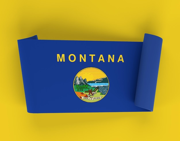 Montana Ribbon Banner