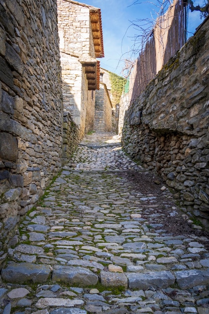 Montanana huesca aragon spain main street