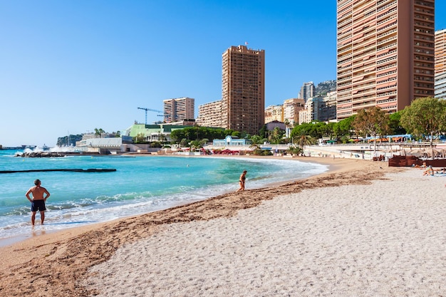 Premium Photo | Monte carlo beach in monaco