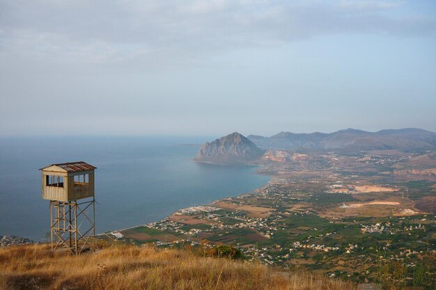 Photo monte cofano from erice sicily