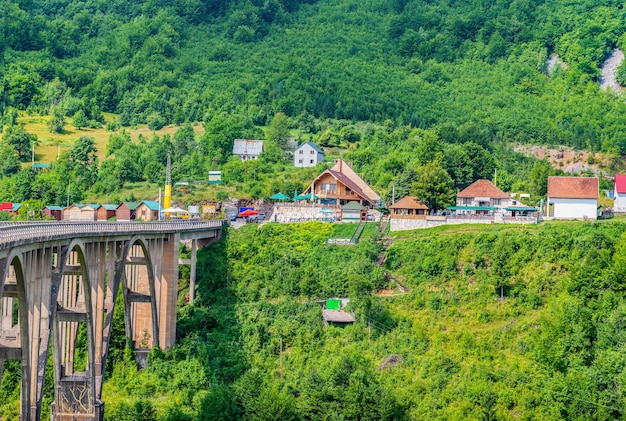 Montenegro. Dzhurdzhevich Bridge Over The River Tara