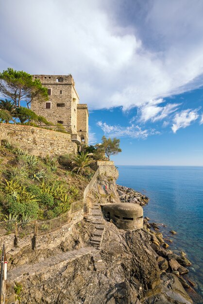 Monterosso al Mare, old seaside villages of the Cinque Terre on the Italian Riviera in Italy