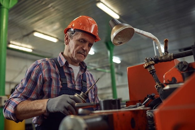 Monteur op het werk