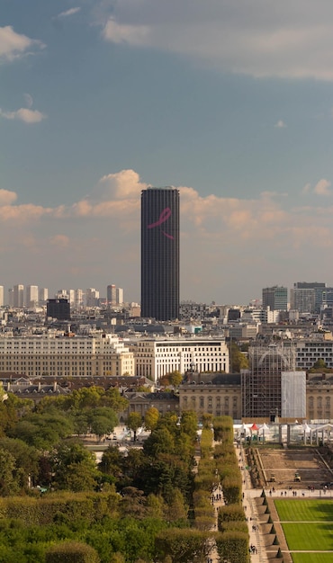 The Montparnasse tower Paris France