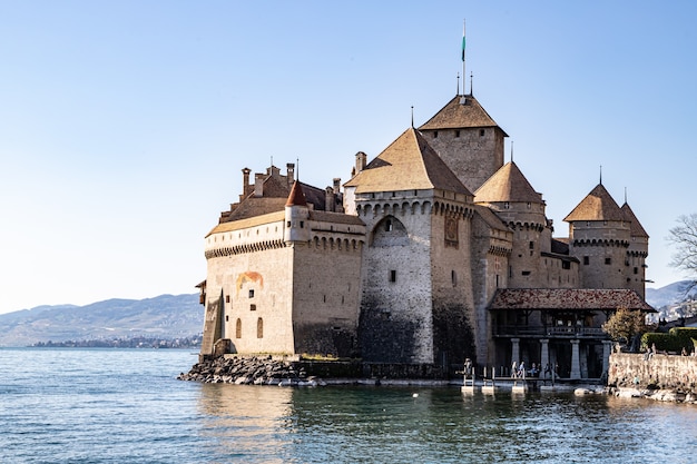 Foto montreux svizzera castello di chillon