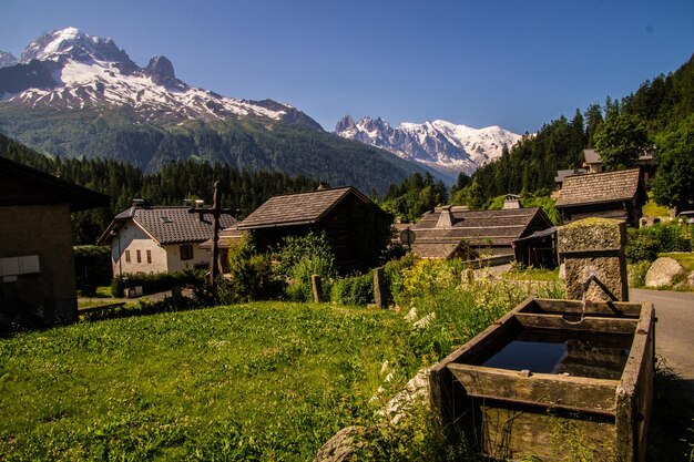 Foto montroc a chamonix in alta savoia in francia