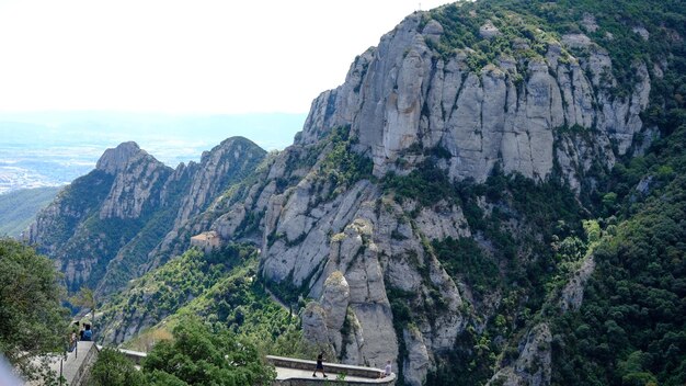 Montserrat-berg en karst-formatie