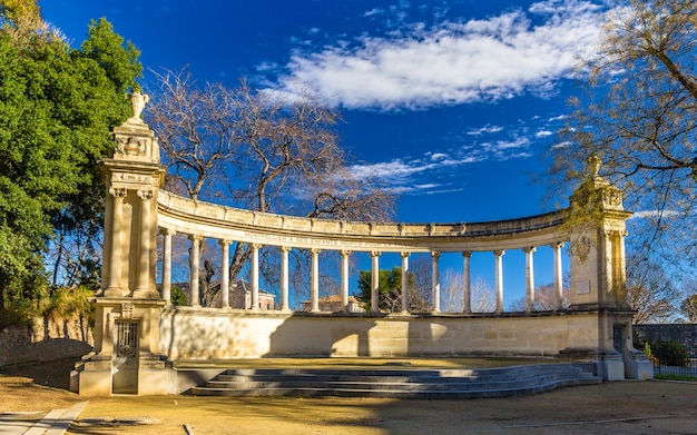 Photo monument aux morts at the esplanade charles de gaulle in montpellier