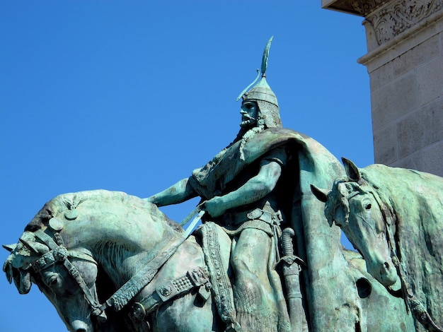 The monument in Budapest, Hungary