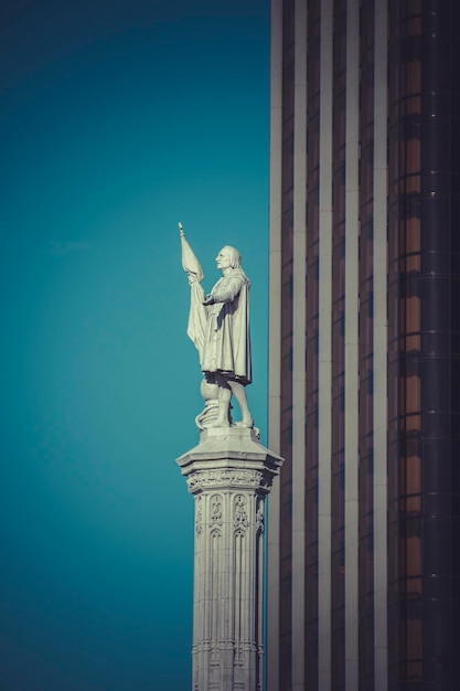 Monument Colon. In 1893 this plaza was named Plaza de Colon to commemorate the explorer Christopher Columbus (Cristobal Colon in Spanish)