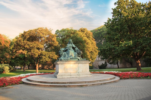 Monument to Empress Sissi in Budapest