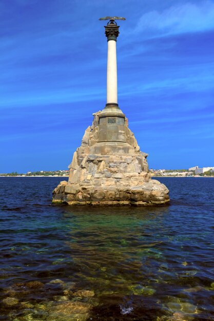 Monument gezonken schepen in Sevastopol