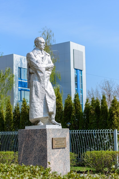 Monument to the hero of the Soviet Union Lieutenant General Dmitry Mikhailovich Karbyshev