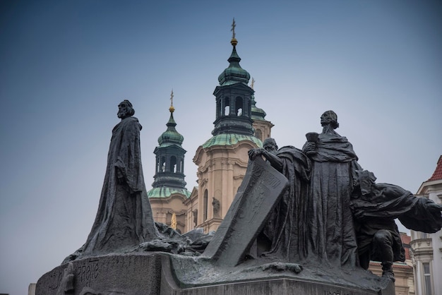 Photo monument to jan hus