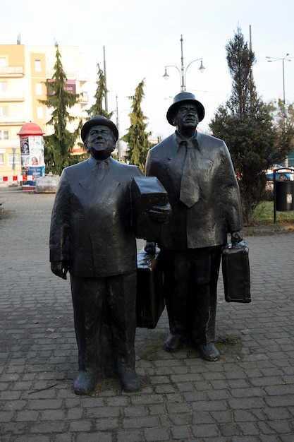 Monument to Kargul and Pawlak in Torun