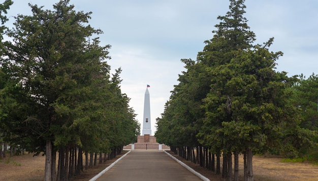 A monument to the liberators Crimea