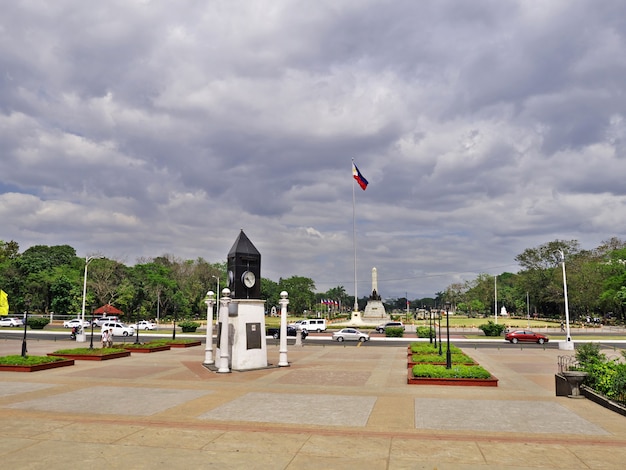 Photo the monument in manila city philippines