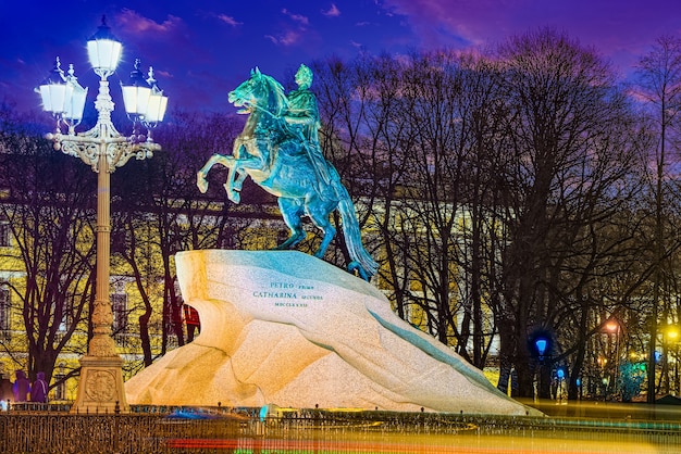 Monument to Peter I (the Great). Saint Petersburg. Russia.