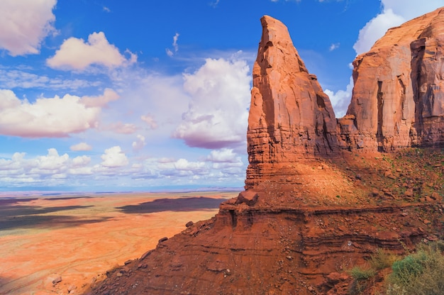 In the Monument Valley navajo tribal park, Arizona, USA