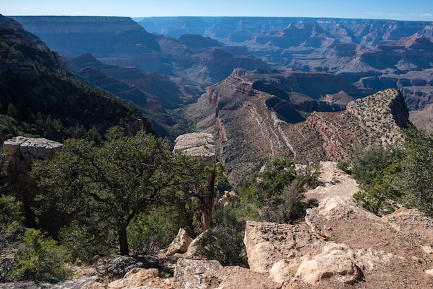 Monument valley scenic view of grand canyon overlook panoramic view national park in arizona