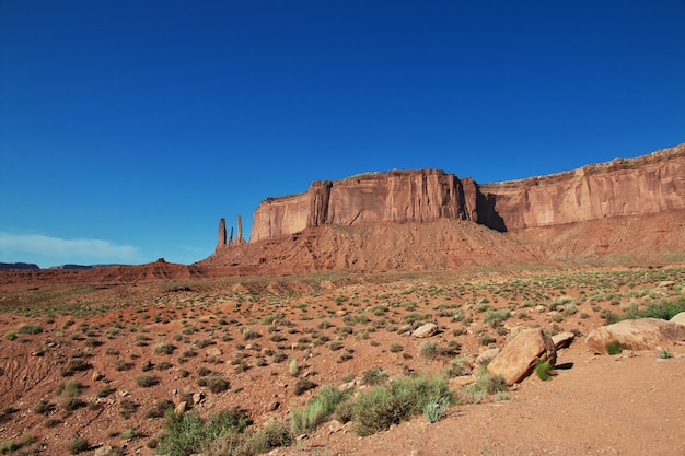 Monument Valley in Utah and Arizona