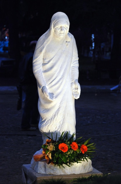 Monument van Moeder Teresa in Skopje, Macedonië