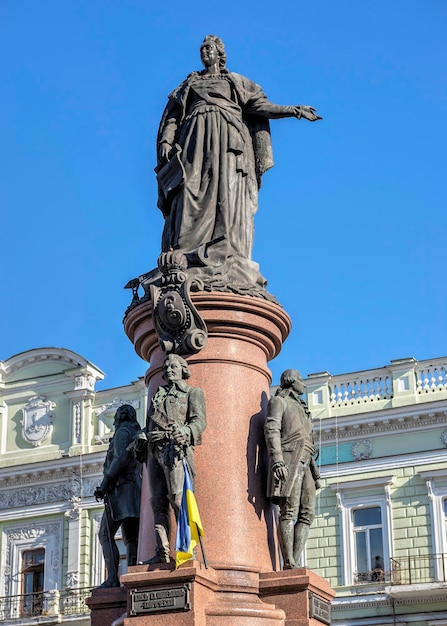 Monument voor Catharina de Grote in Odessa, Oekraïne