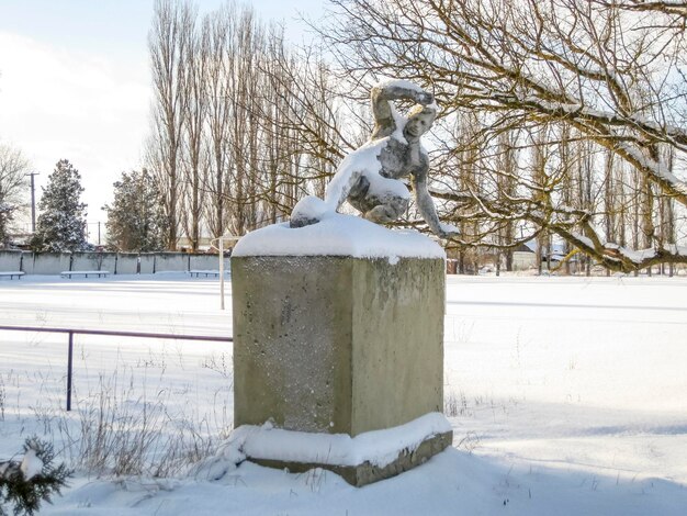 Monument voor de voetballer