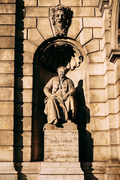 Monument voor erkel ferenc in boedapest, hongarije