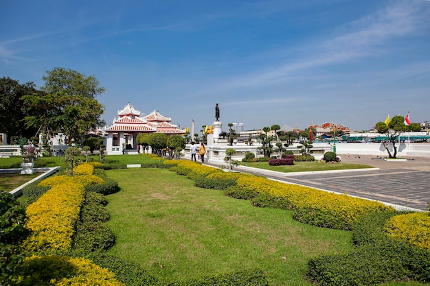 Monument voor koning Rama II van Thailand in Bangkok.