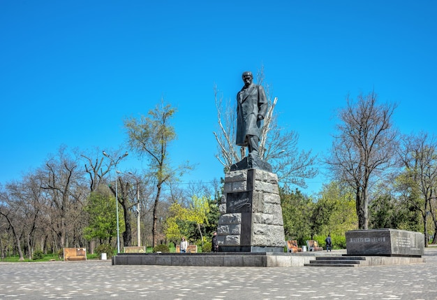 Monument voor Taras Shevchenko in Odessa, Oekraïne