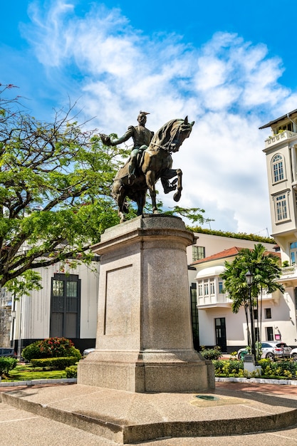 Monument voor Tomas de Herrera in Panama City, Latijns-Amerika