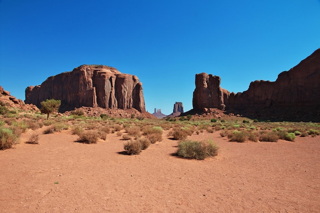 Monumentenvallei in utah en arizona