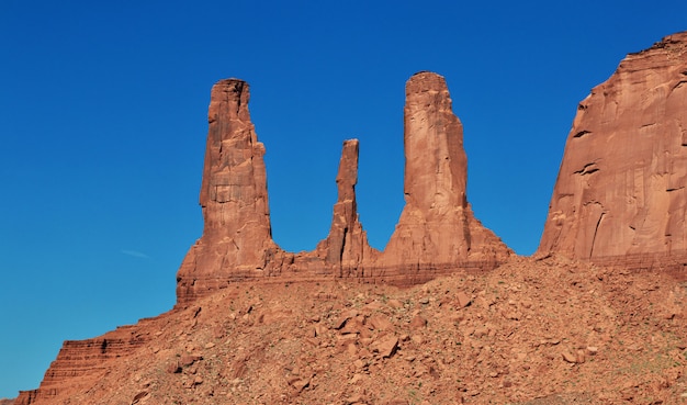 Monumentenvallei in utah en arizona