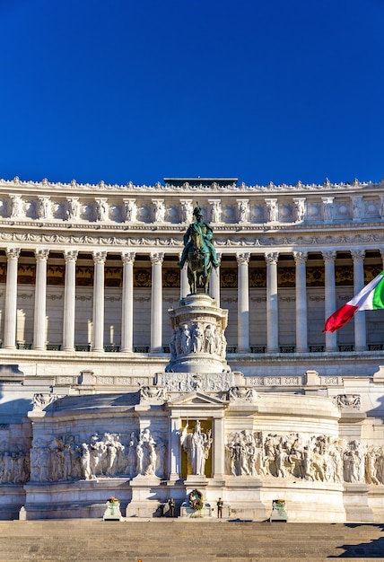 Foto monumento nazionale a vittorio emanuele ii in rome