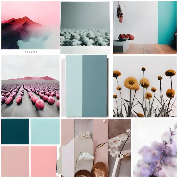 Mood Board Colors Inspiration Color of my Mind