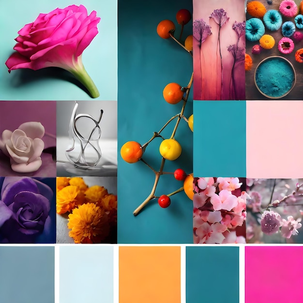 Mood Board Colors Inspiration Color of my Mind