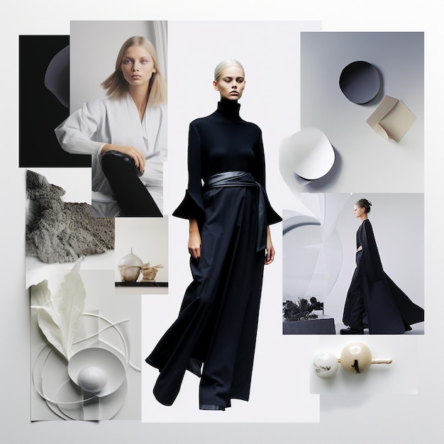 Foto mood board ispirazione per il design