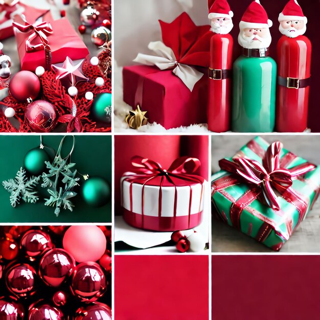 Foto mood board xmas kleuren inspiratie kleur van mijn geest