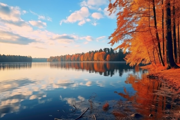 Mooi herfstlandschap.