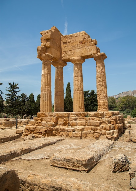 Foto mooi landschap in sicilië, italië