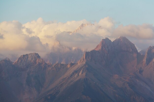 Mooi landschap van Fann-gebergte, Tadzjikistan