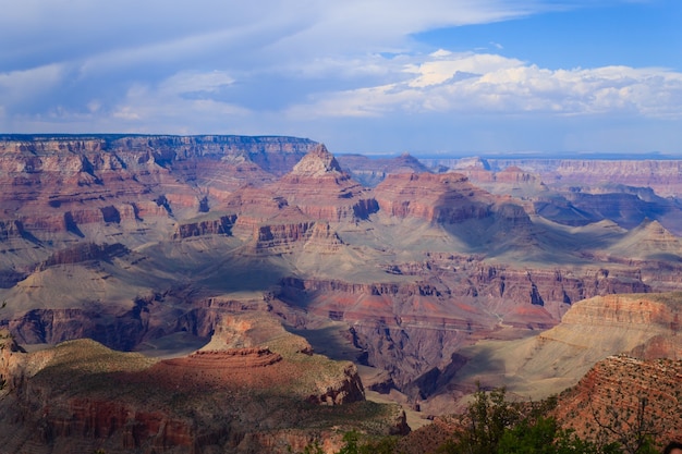 Mooi landschap van het Grand Canyon National Park, Arizona. Panorama van de VS. Geologische formaties