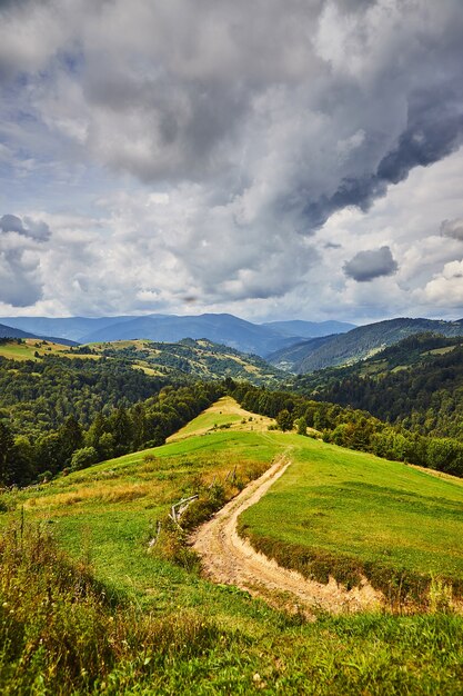 Mooi landschap van Svirzh-bergen