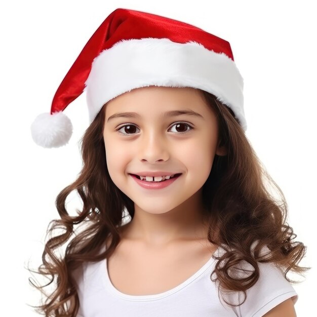 Mooi meisje in Santa's Cap