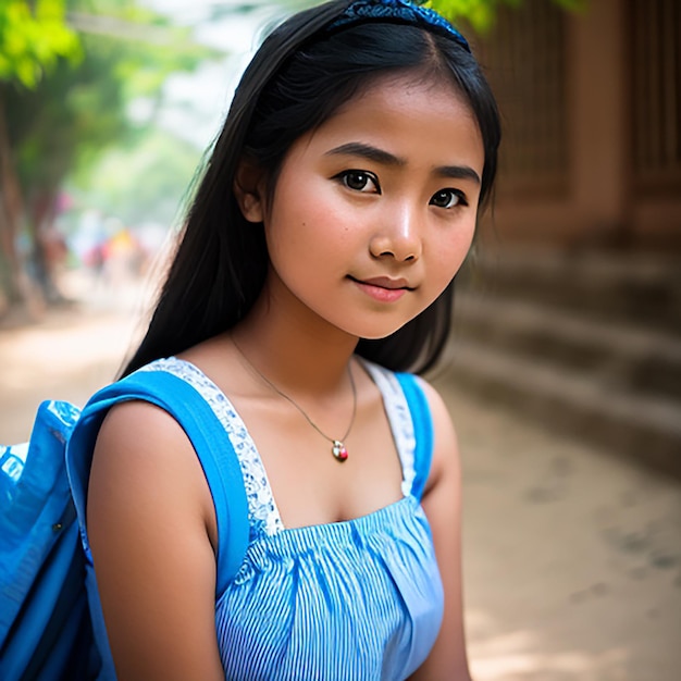 Mooi Myanmar-meisje